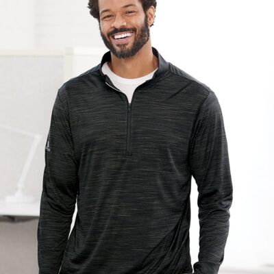 Lightweight Mélange Quarter-Zip Pullover Thumbnail